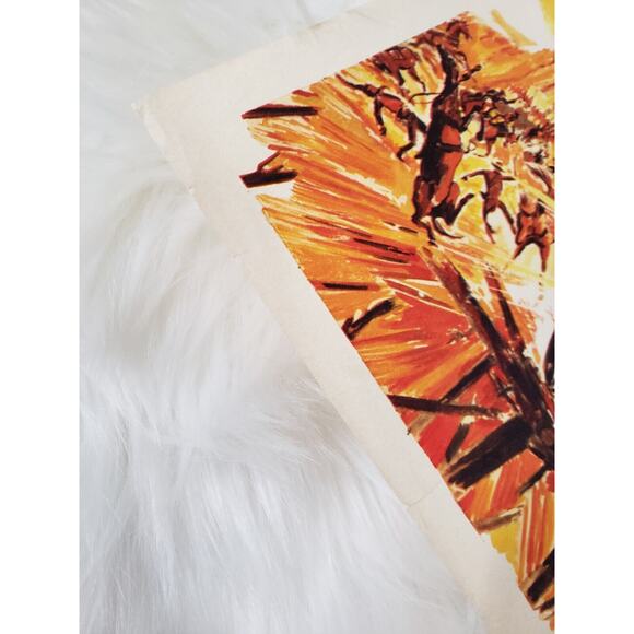 Vintage The WAR WAGON movie poster 14x21 John‎ Wayne Belgian French - Picture 6 of 12